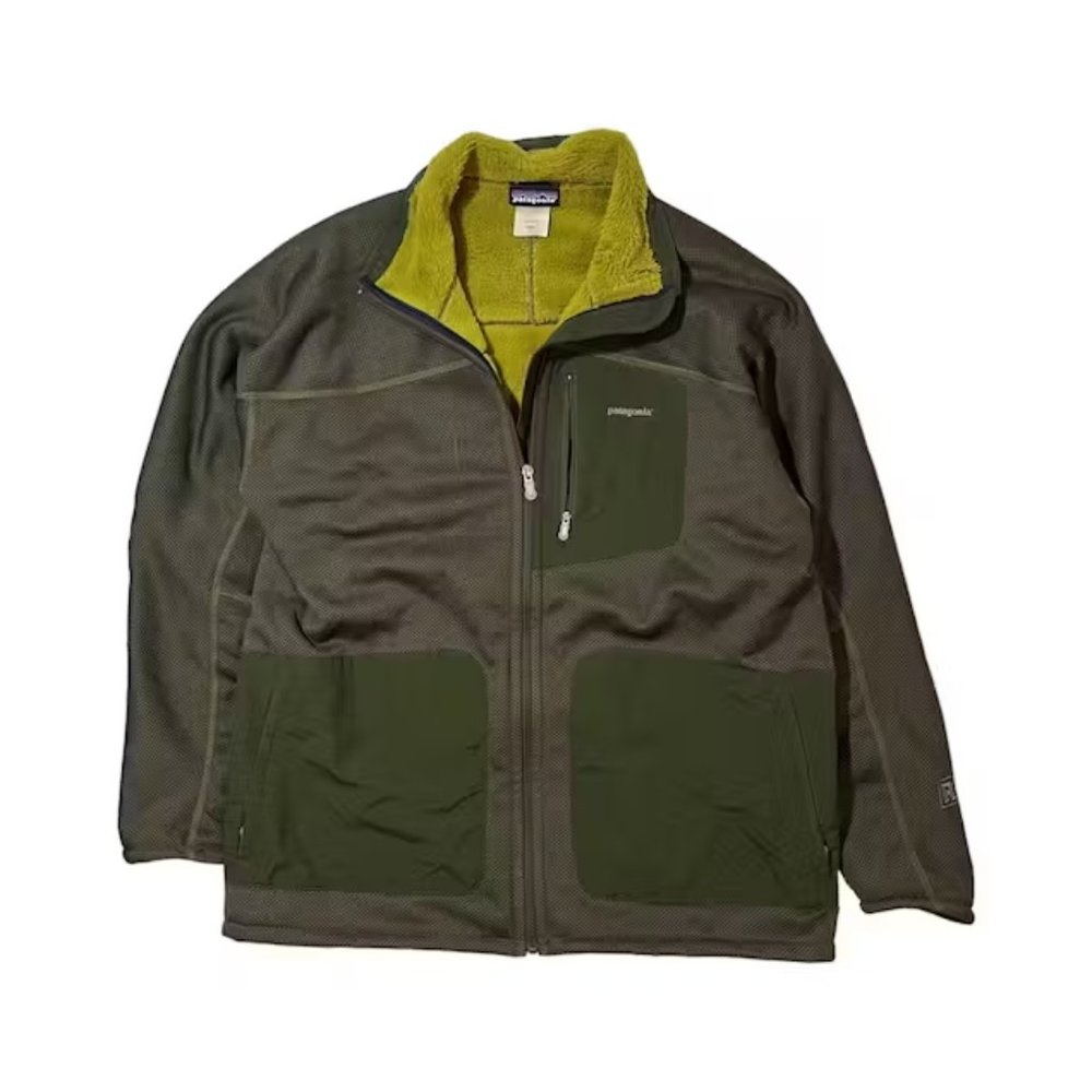 Patagonia Green Deep Pile Fleece Regulator Jacket Men's Large